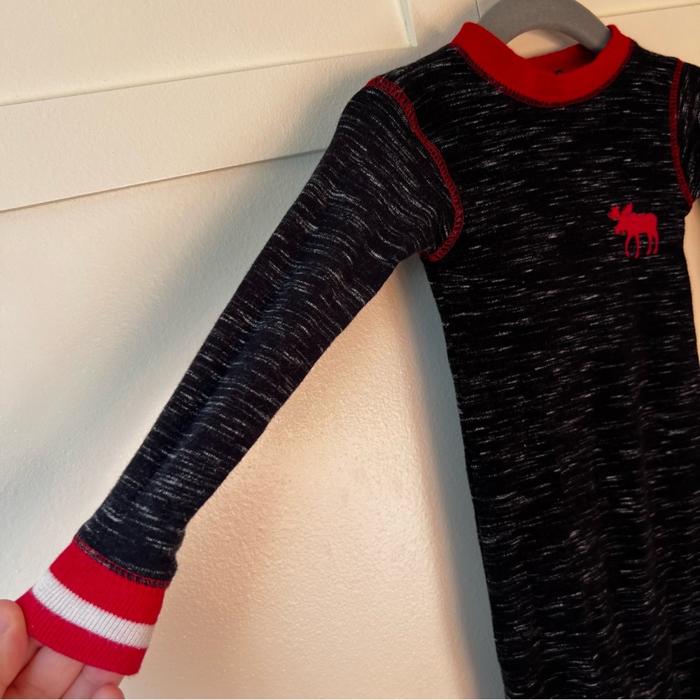 Lazy One Infant Alaska Moose Caboose‎ Plaid Flapjack Pajamas Size 12 Months - Picture 8 of 11